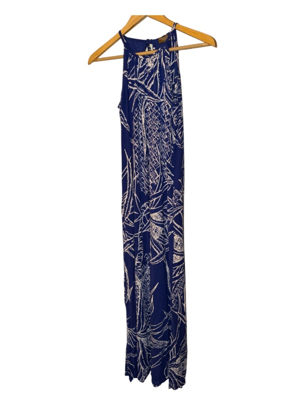 Wahine Toa Hawaii Tribal Maxi Dress M